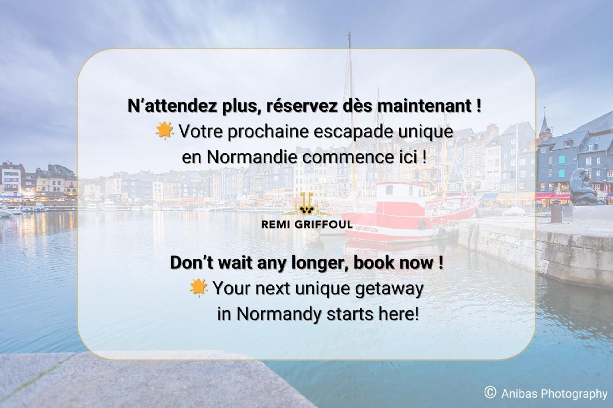 La Grande Cabane - 2 Bedrooms - 2 Bathrooms - 90M2 - Full Center 翁弗勒尔 外观 照片